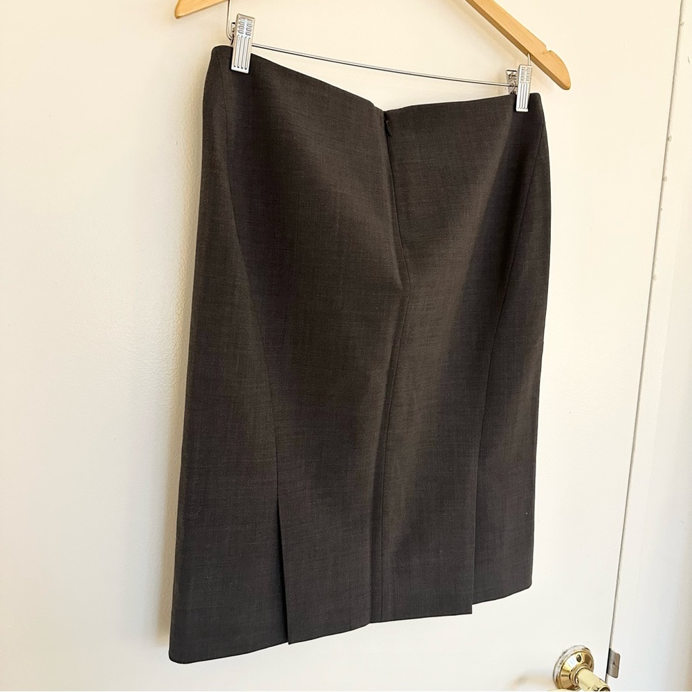 Theory Golca 2 Urban Pencil Wool Blend Skirt - Picture 8 of 14